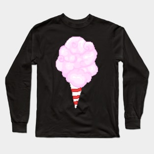 Pixel Cotton Candy Long Sleeve T-Shirt